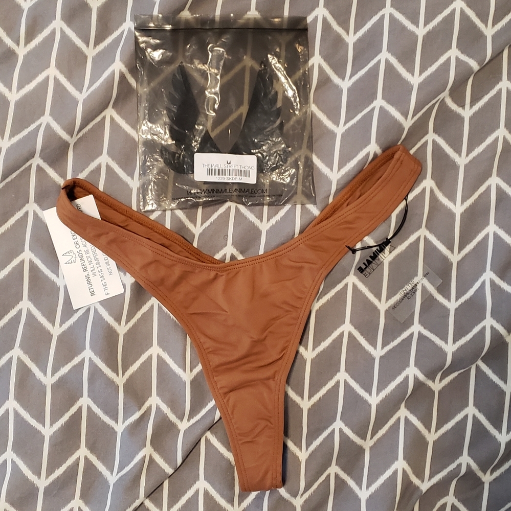 Wall Street thong skinny dip